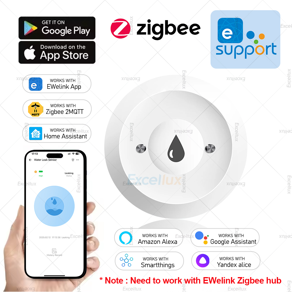 Water Alarm Sensor - Ewelink Zigbee 3,0 Wasser Sensor Alarm