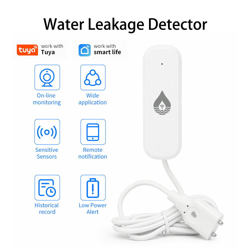 Water Alarm Sensor - YFK WiFi/Zigbee Wasserleckage-Alarmsensor Tuya Smart Devices