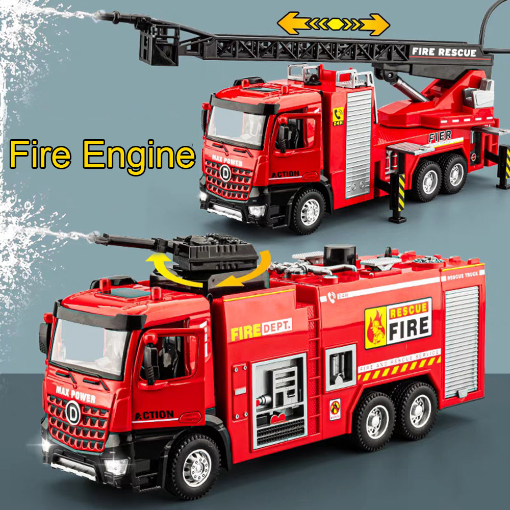Fire Escape Ladder - Feuerwehrauto im Maßstab 1:32, Spielzeug, Legierung,