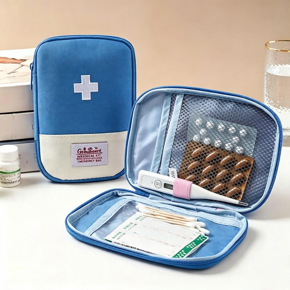 First Aid Bag Kit - Große Kapazität Tragbare Erste-Hilfe-Tasche Notfall-Medizin-Aufbewahrungsorganizer für