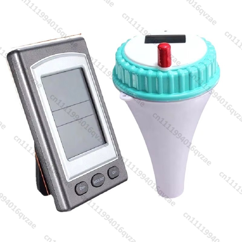 Pool Alarm Float - Kabelloses Pool-Thermometer mit Kalender und Wecker,