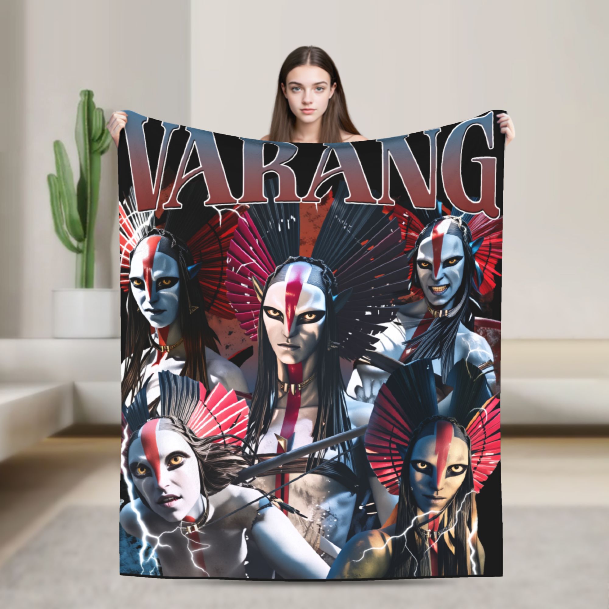 Fire Blanket Kitchen - Varang Decke Avatar Feuer und Asche,