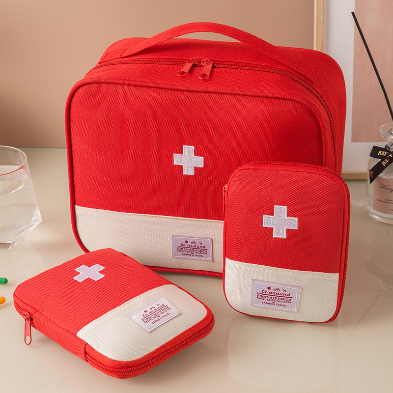 First Aid Bag Kit - 3-teiliges Set Tragbare Medizinische Aufbewahrungstasche Camping