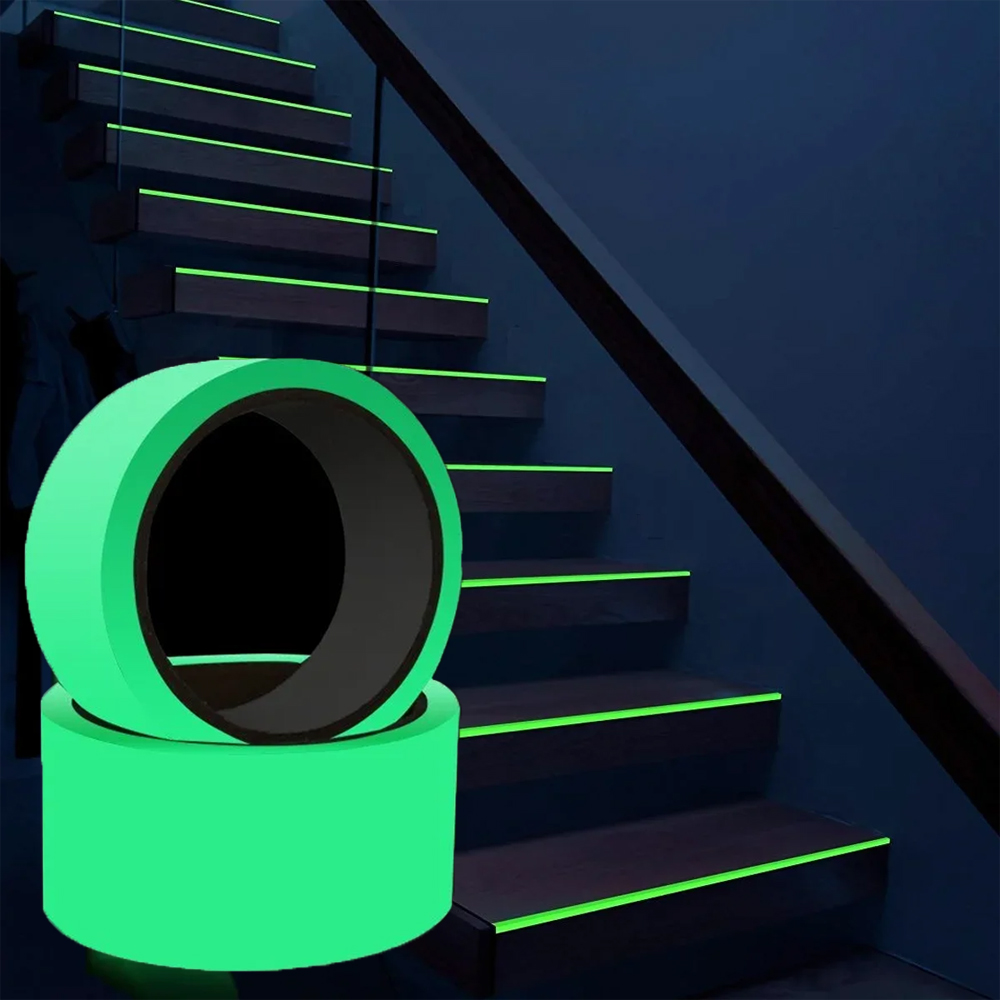 Emergency Exit Sign - Im Dunkeln leuchtendes Klebeband, leuchtende, leuchtende,