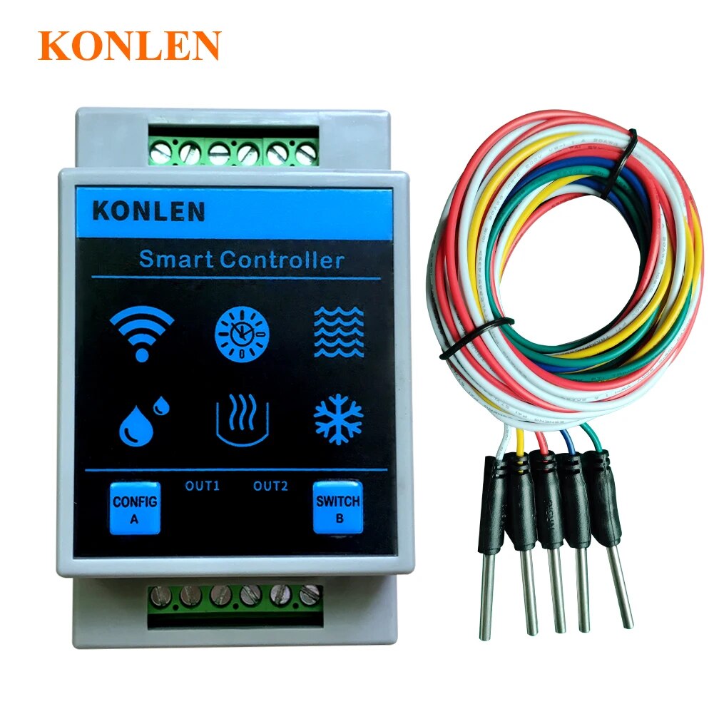 Water Alarm Sensor - Konlen Tuya Wasserstands ensor Wifi-Controller Smart