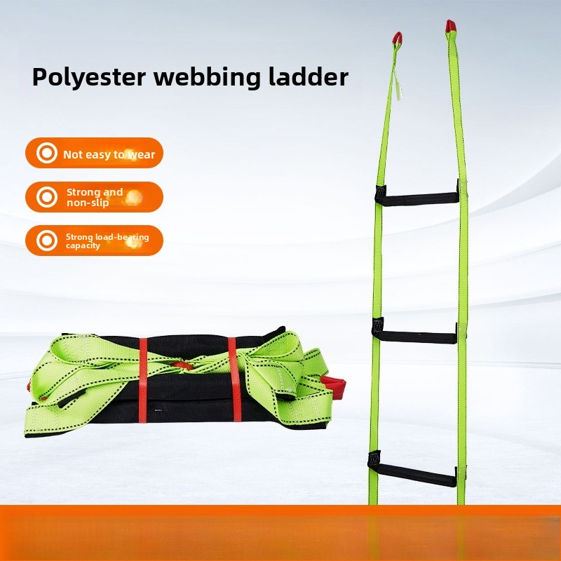 Fire Escape Ladder - 10M Feuerwehr-Seil-Leiter für Notfälle, Outdoor-Arbeit, Hohe