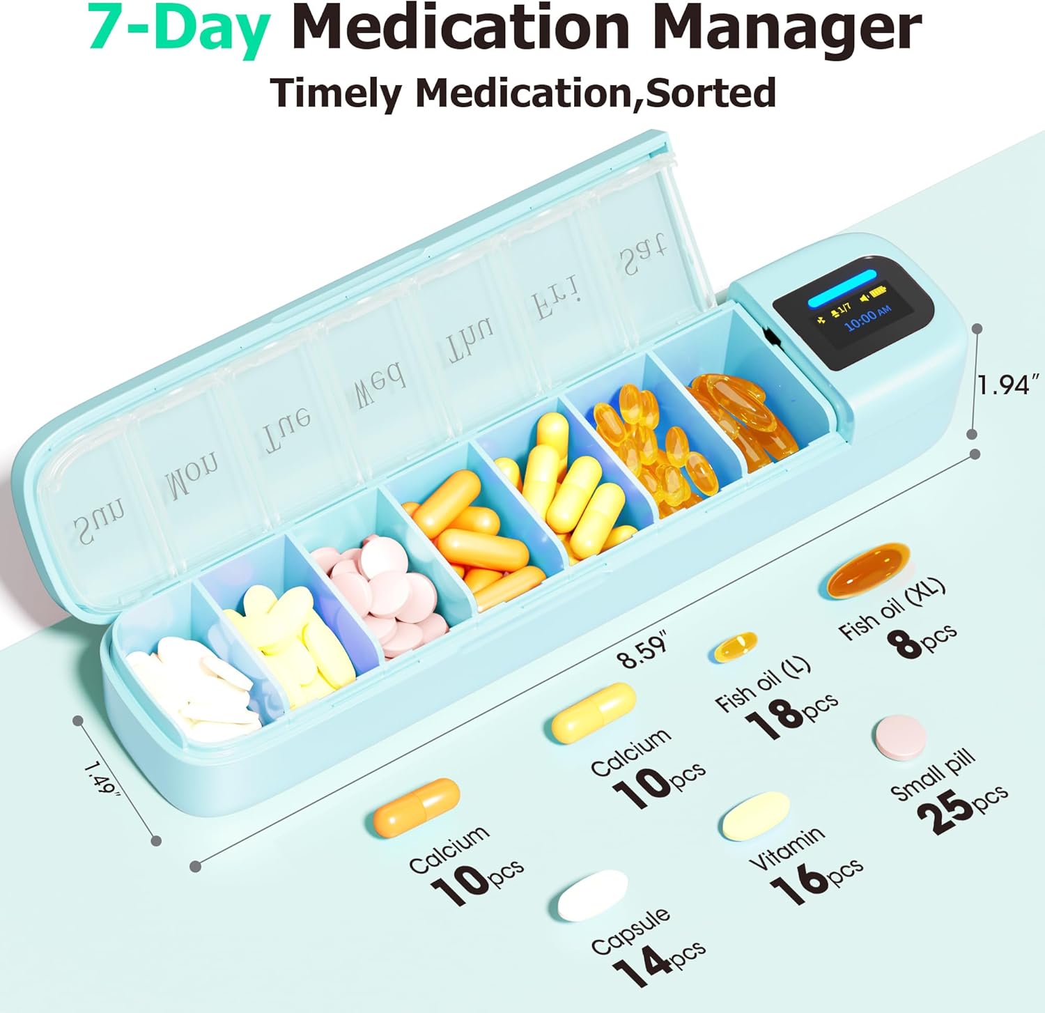 Intelligenter Pillenorganizer  – Medicine Cabinet Lock Bewertung und Preis