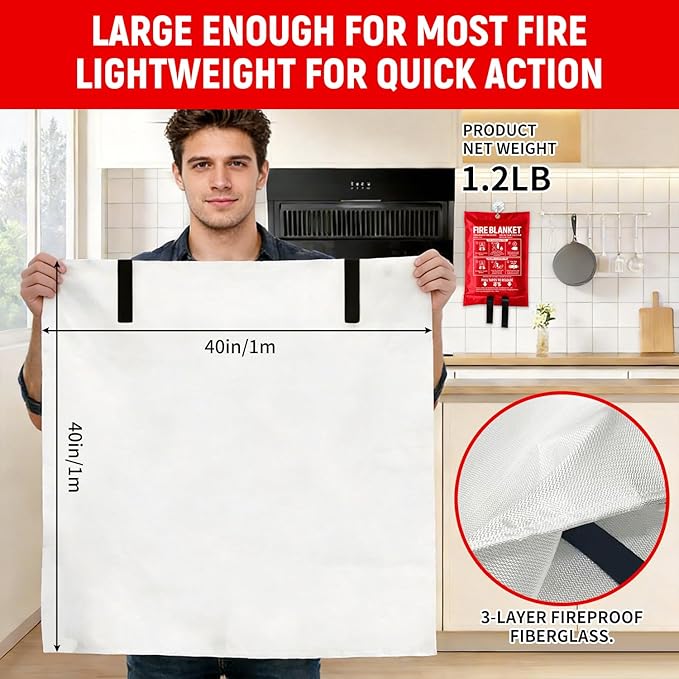 TANAN 2026 Neueste Notfall-Feu – Fire Blanket Kitchen Bewertung und Preis