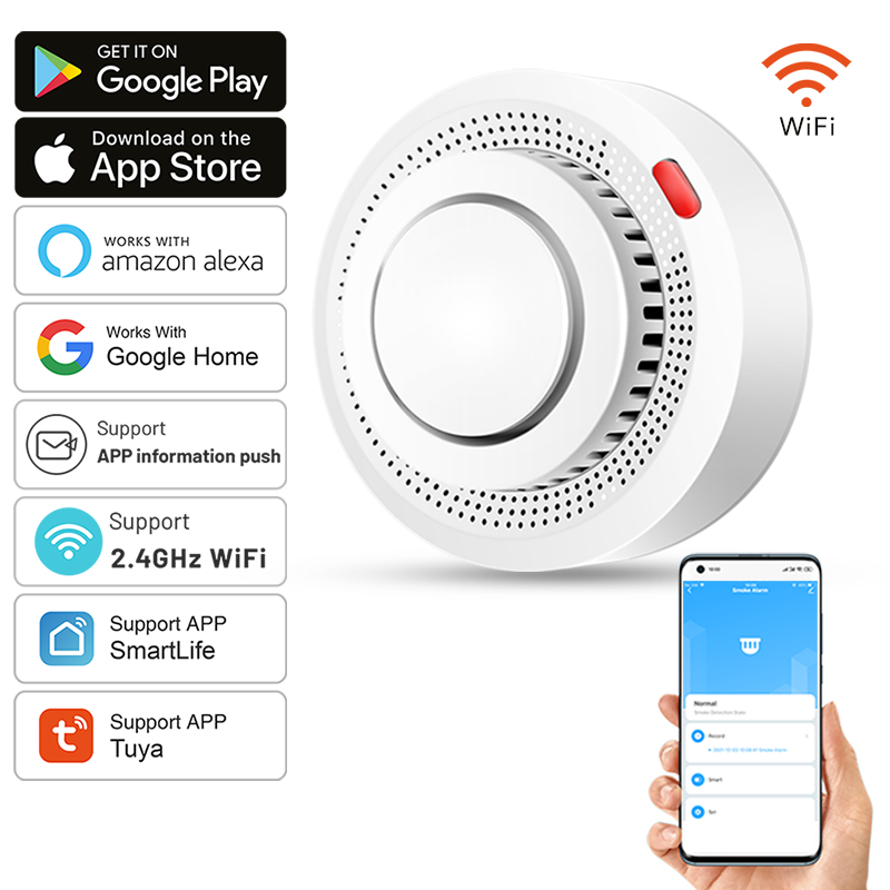 Tuya Smart WiFi Rauchmelder Br – Smoke Detector Interconnected Bewertung und Preis