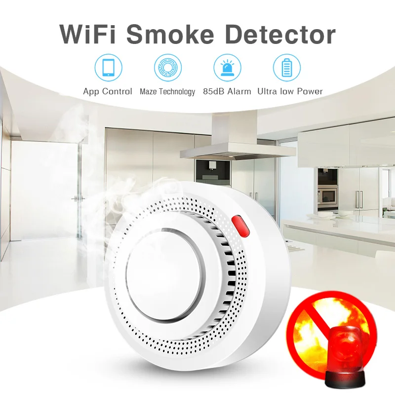 Tuya Smart WiFi Rauchmelder Br – Smoke Detector Interconnected Bewertung und Preis