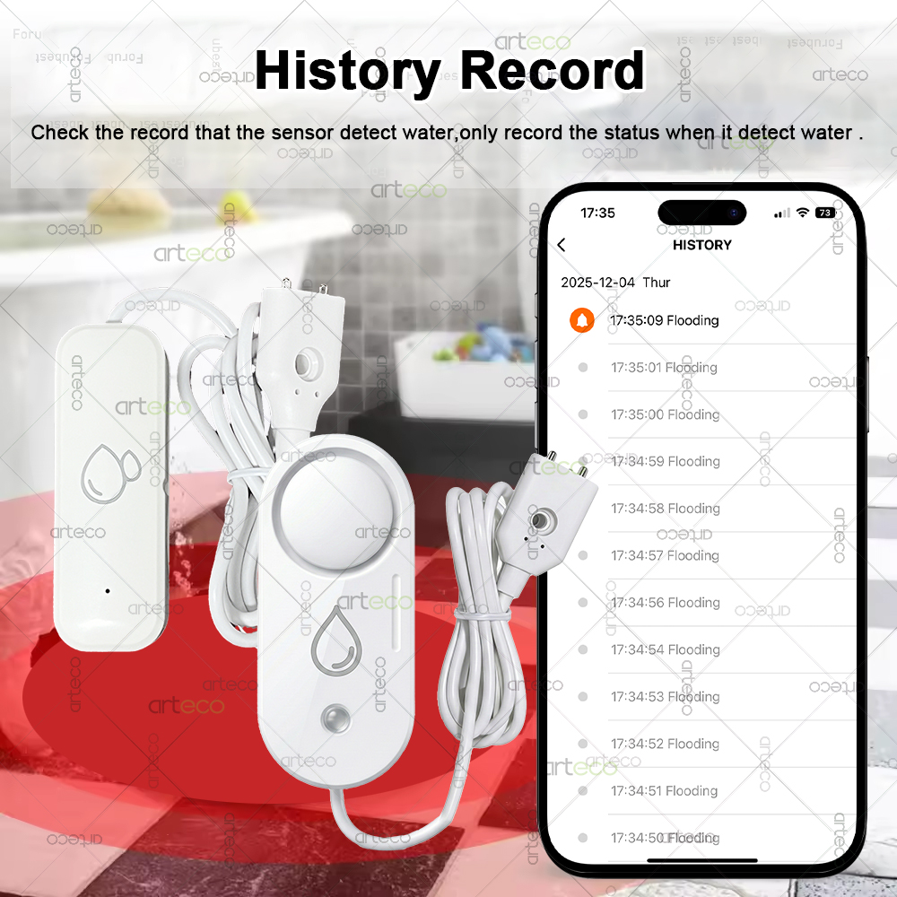 Zigbee Wasserleck-Sensor, Über – Water Alarm Sensor Bewertung und Preis