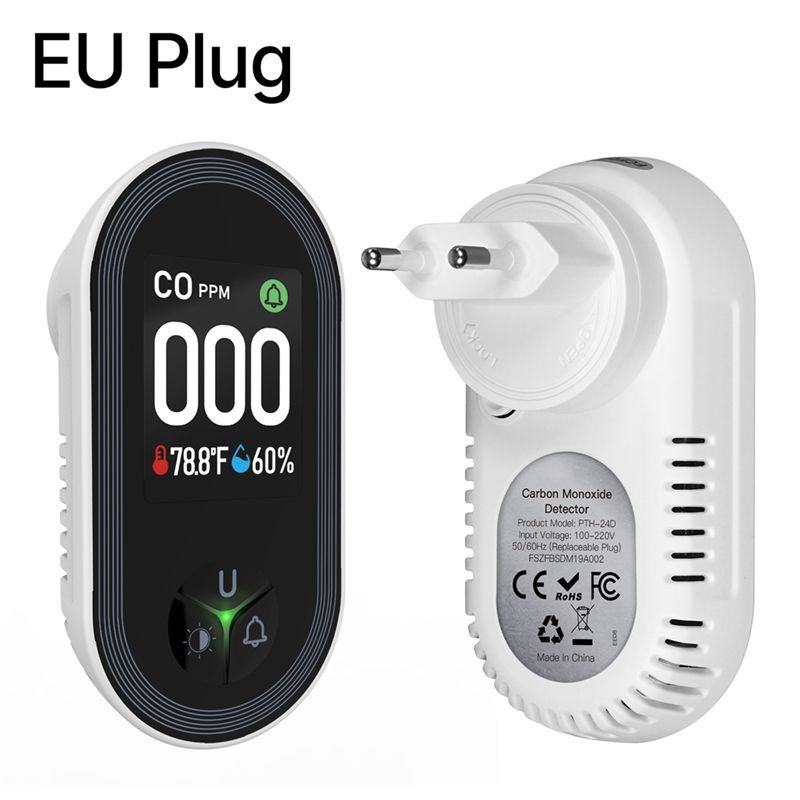 Eingebauter CO-Monitor, Alarmt – Co Detector Plug Bewertung und Preis