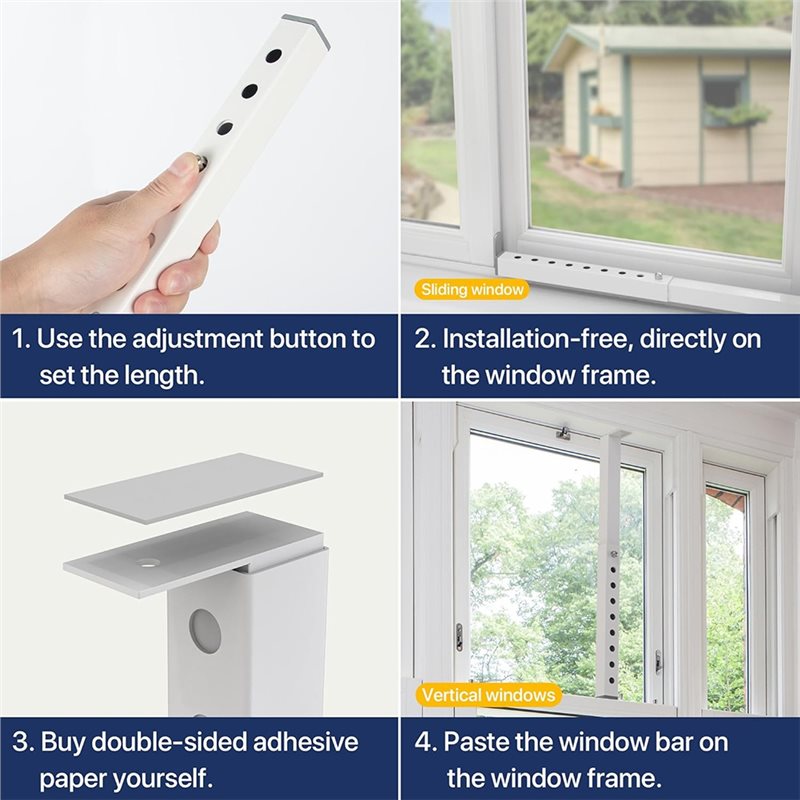 T19C 2 Stück verstellbare Fens – Window Lock Bar Bewertung und Preis