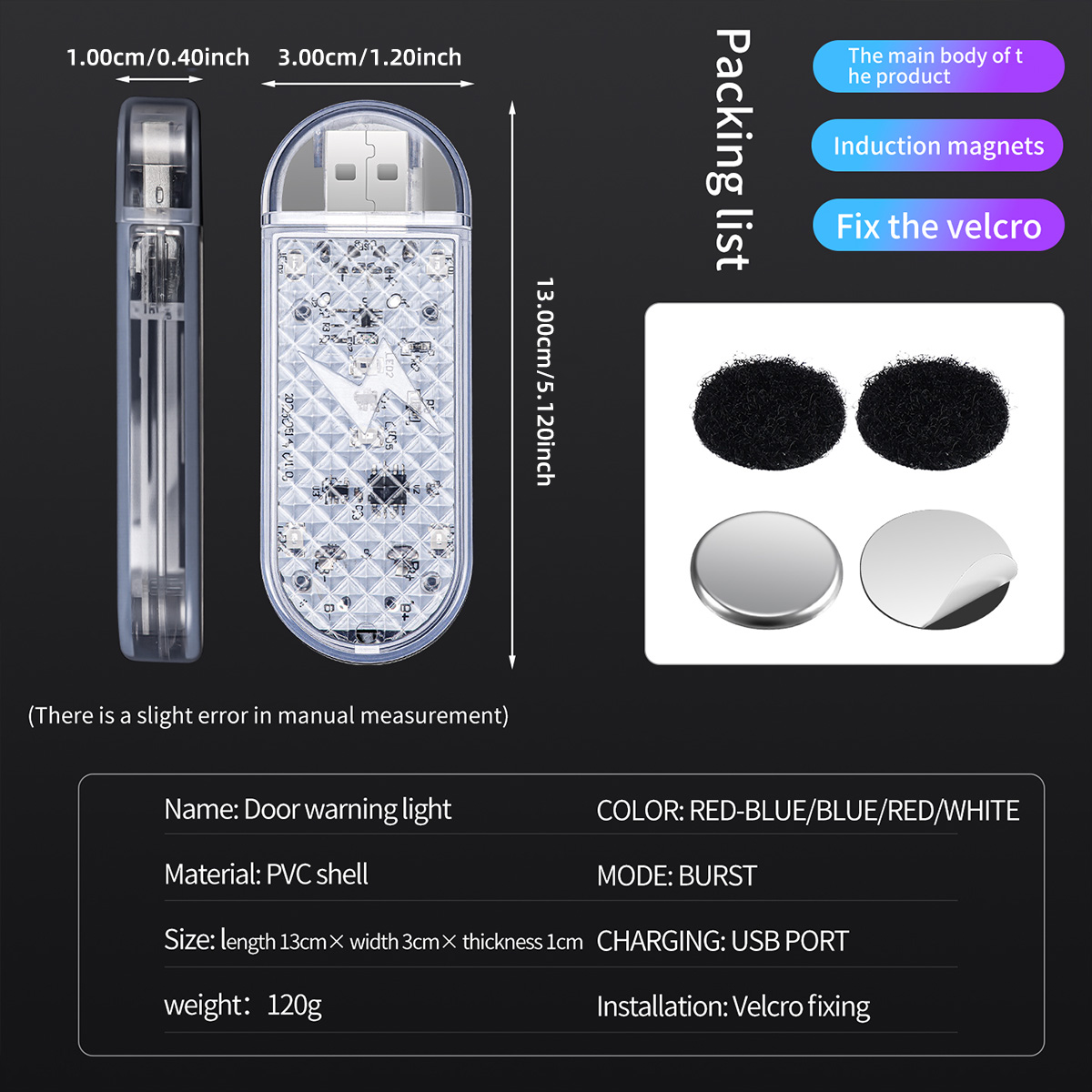 1/2 Stück Auto-Tür-LED-Strobos – Emergency Exit Sign Bewertung und Preis