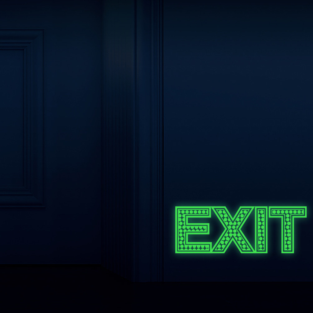 3 Stück Nachtleuchtende Notaus – Emergency Exit Sign Bewertung und Preis