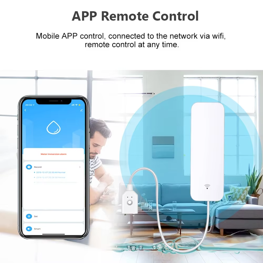ZigBee WLAN Wasserleck-Sensor  – Water Alarm Sensor Bewertung und Preis
