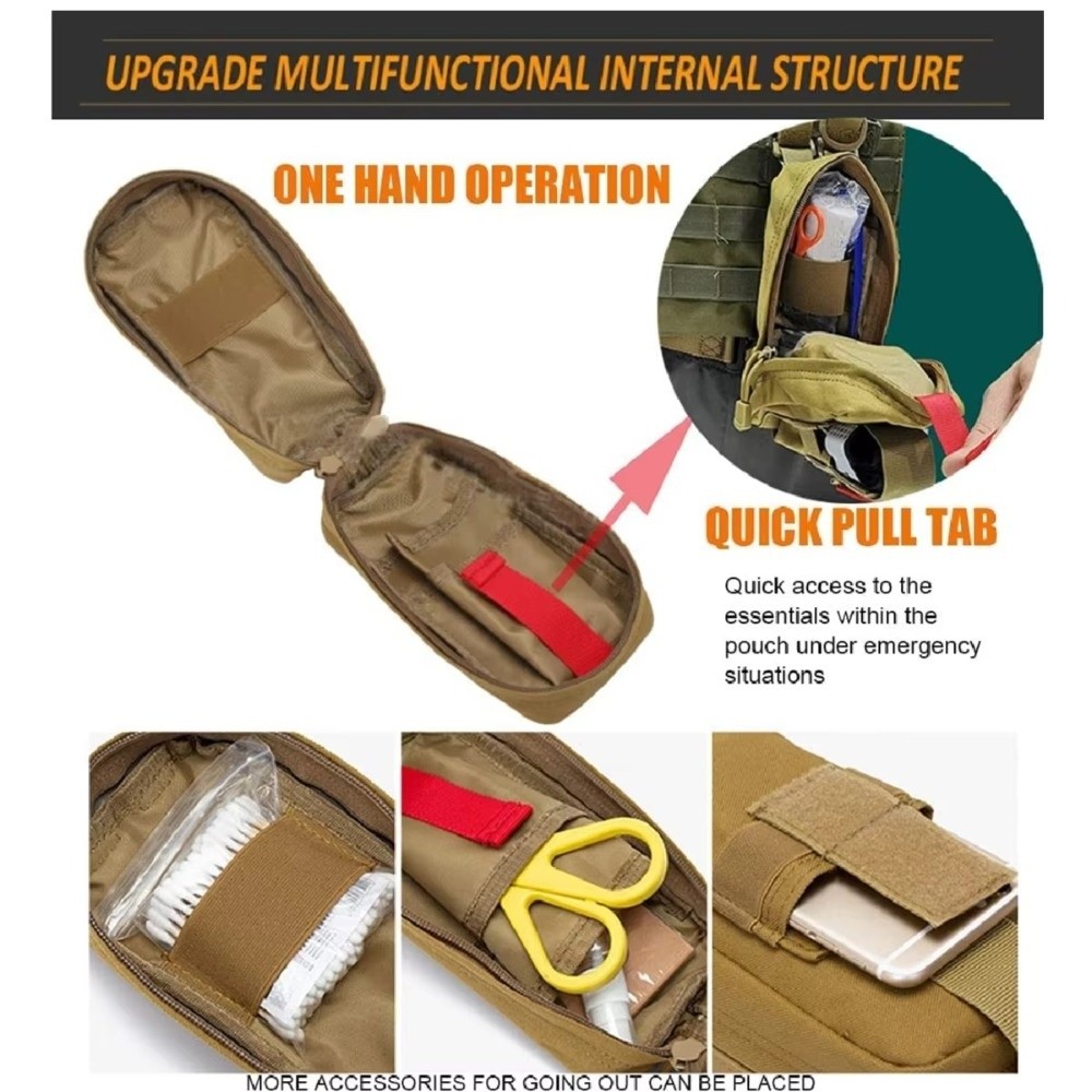 Tragbares Erste-Hilfe-Set mit  – First Aid Bag Kit Bewertung und Preis