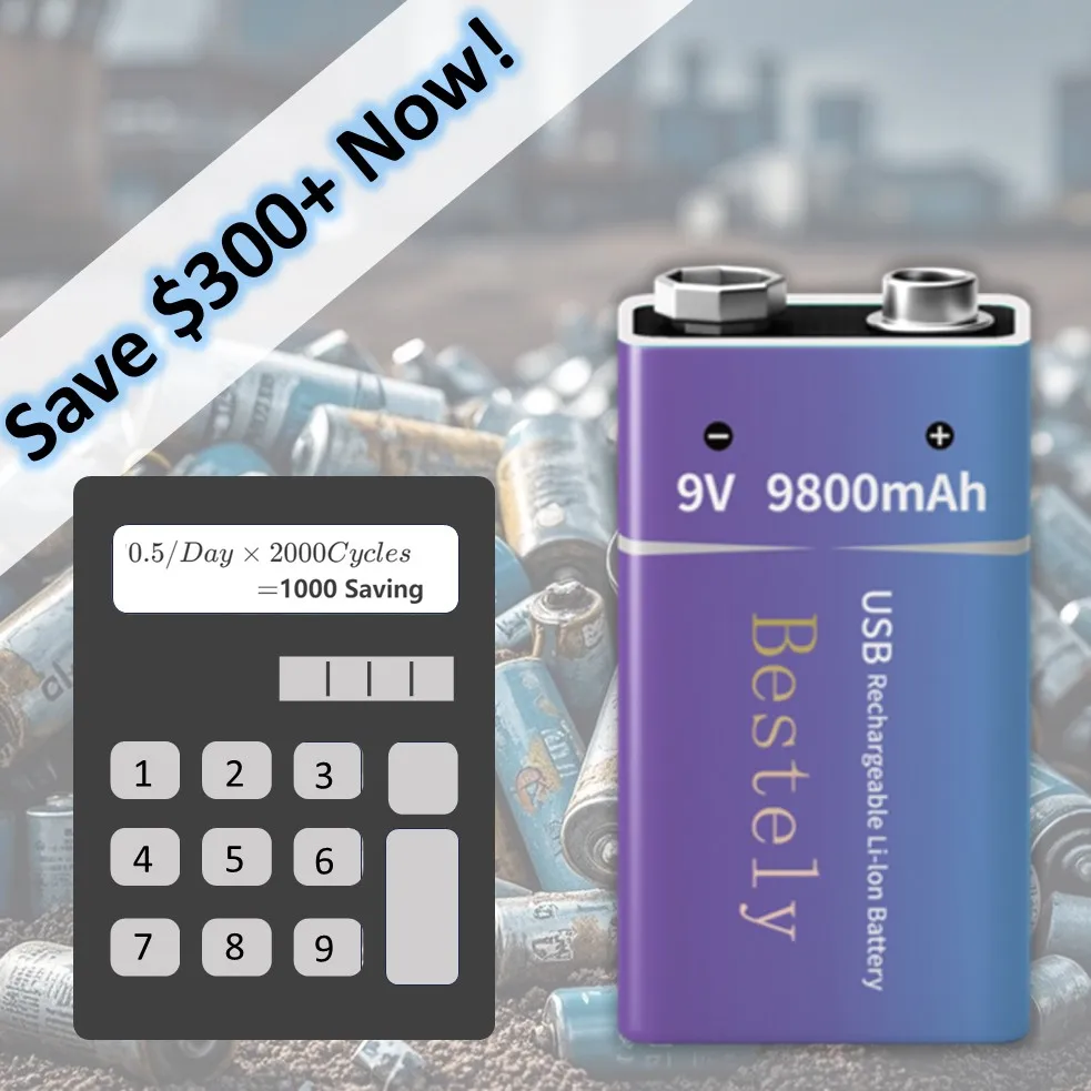 Wiederaufladbare 9V Batterie,  – Smoke Detector Interconnected Bewertung und Preis