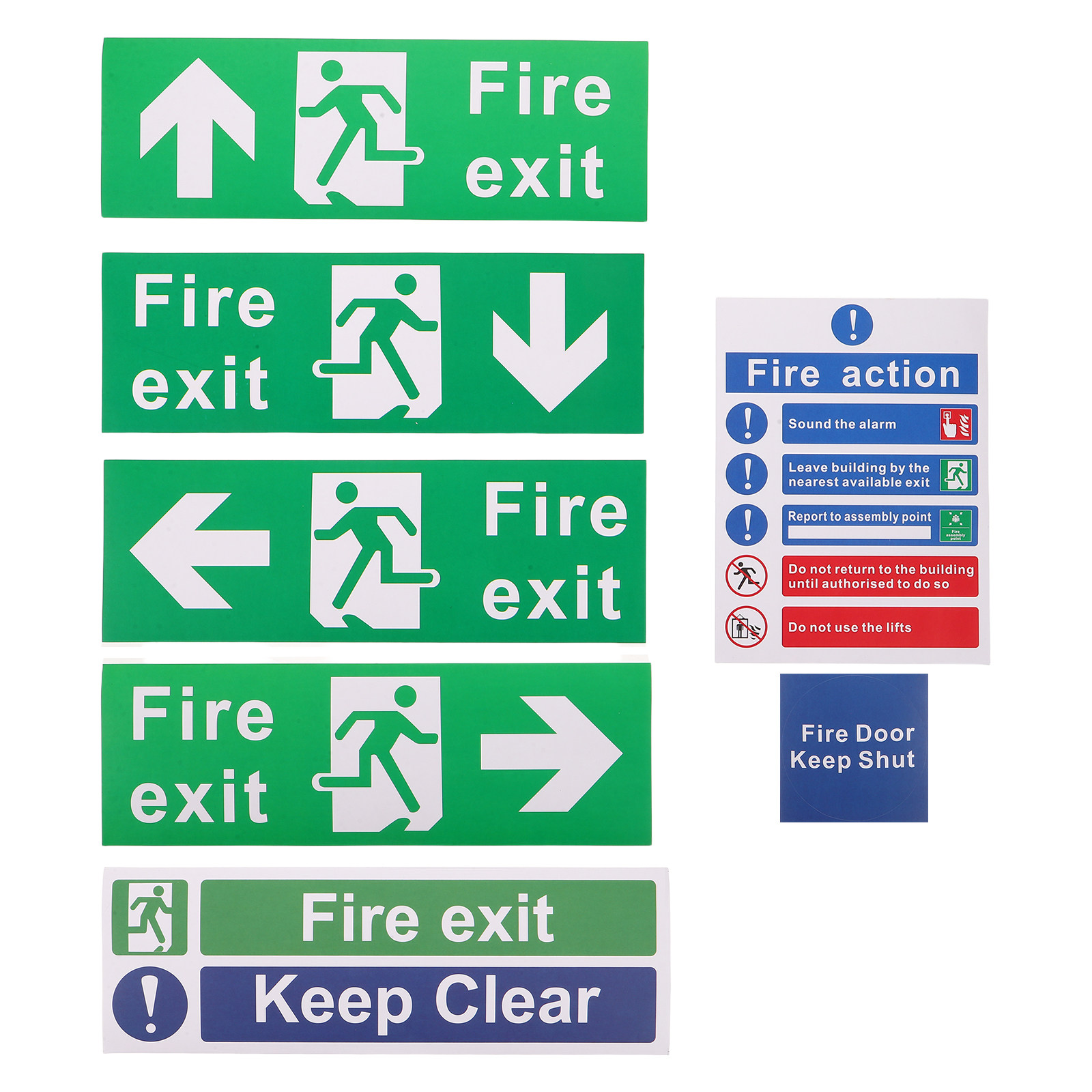 21 Stück Notausgangsschilder f – Emergency Exit Sign Bewertung und Preis