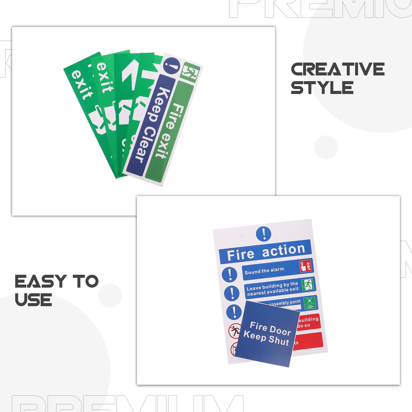 21 Stück Notausgangsschilder f – Emergency Exit Sign Bewertung und Preis