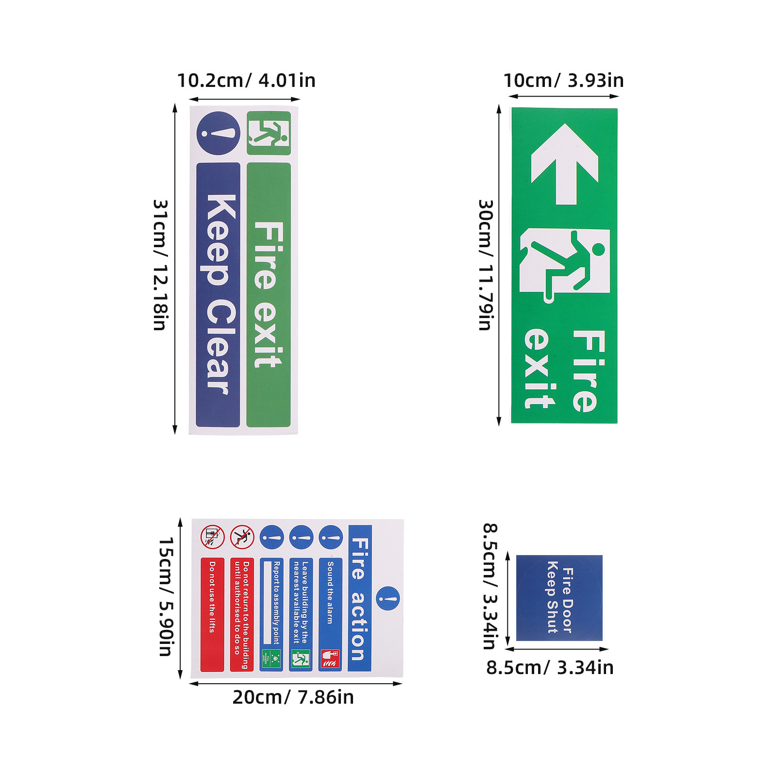 21 Stück Notausgangsschilder f – Emergency Exit Sign Bewertung und Preis