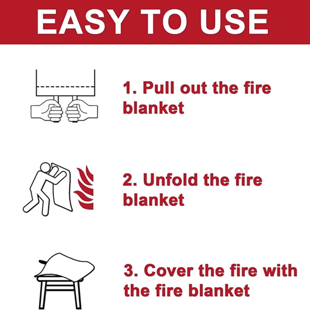 A40Z-Notfall-Feuerlöschdecke,  – Fire Blanket Kitchen Bewertung und Preis