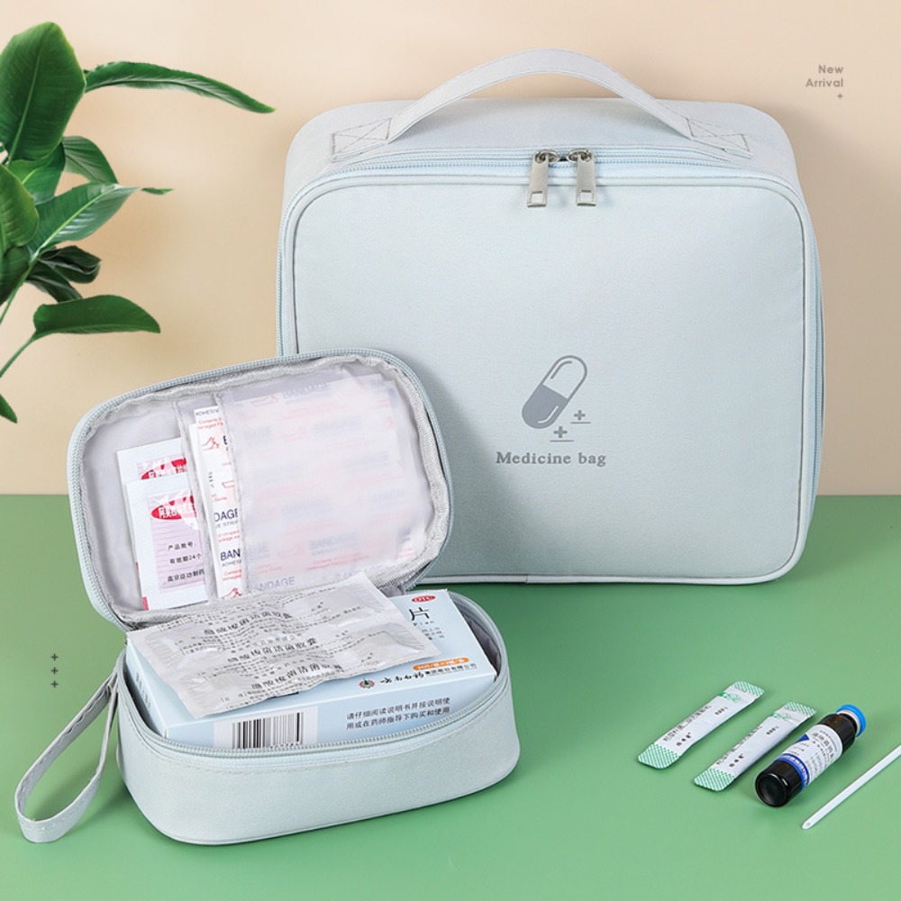 Multifunktionale Rosa/Blaue/Gr – First Aid Bag Kit Bewertung und Preis