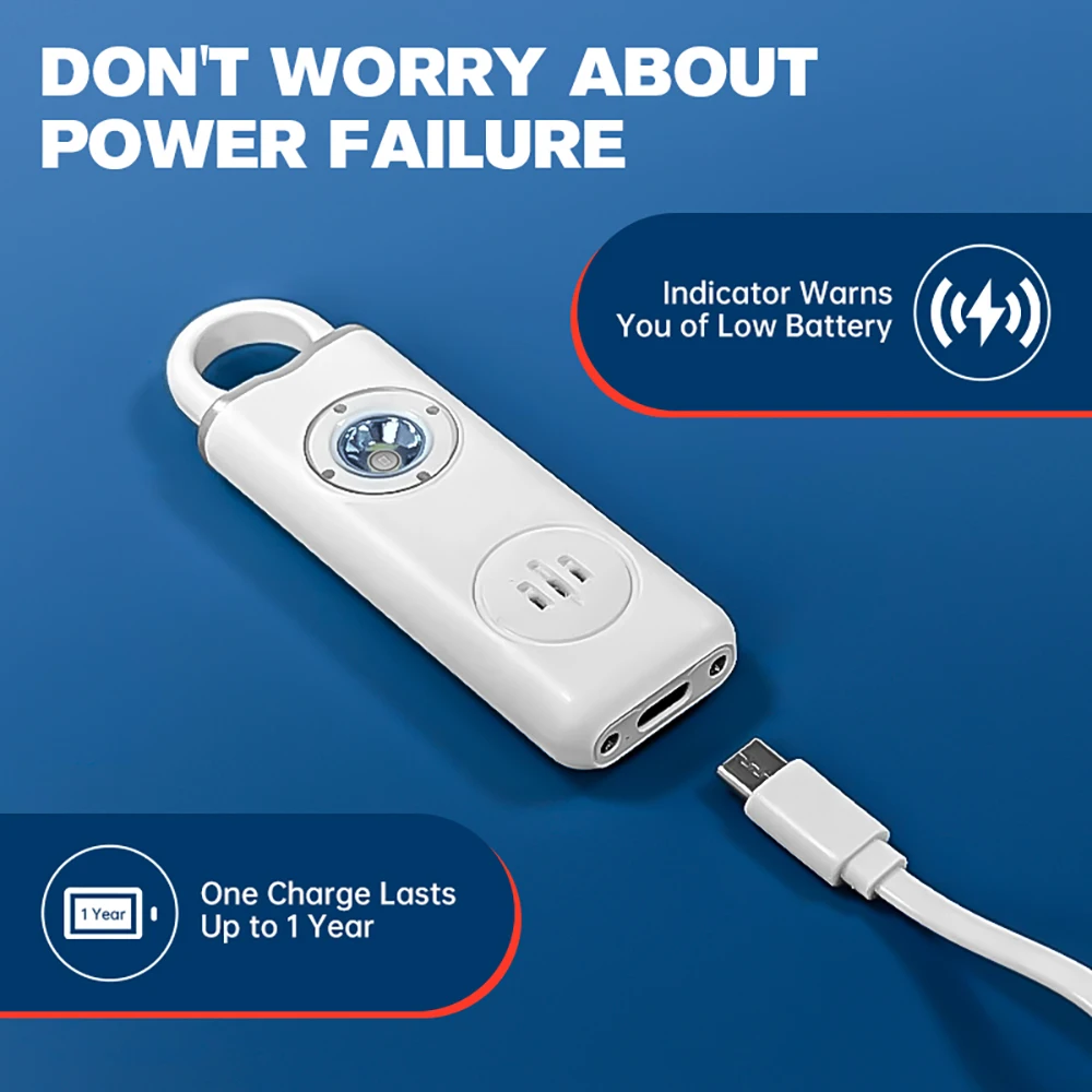 130dB Wiederaufladbarer Persön – Personal Alarm Keychain Bewertung und Preis