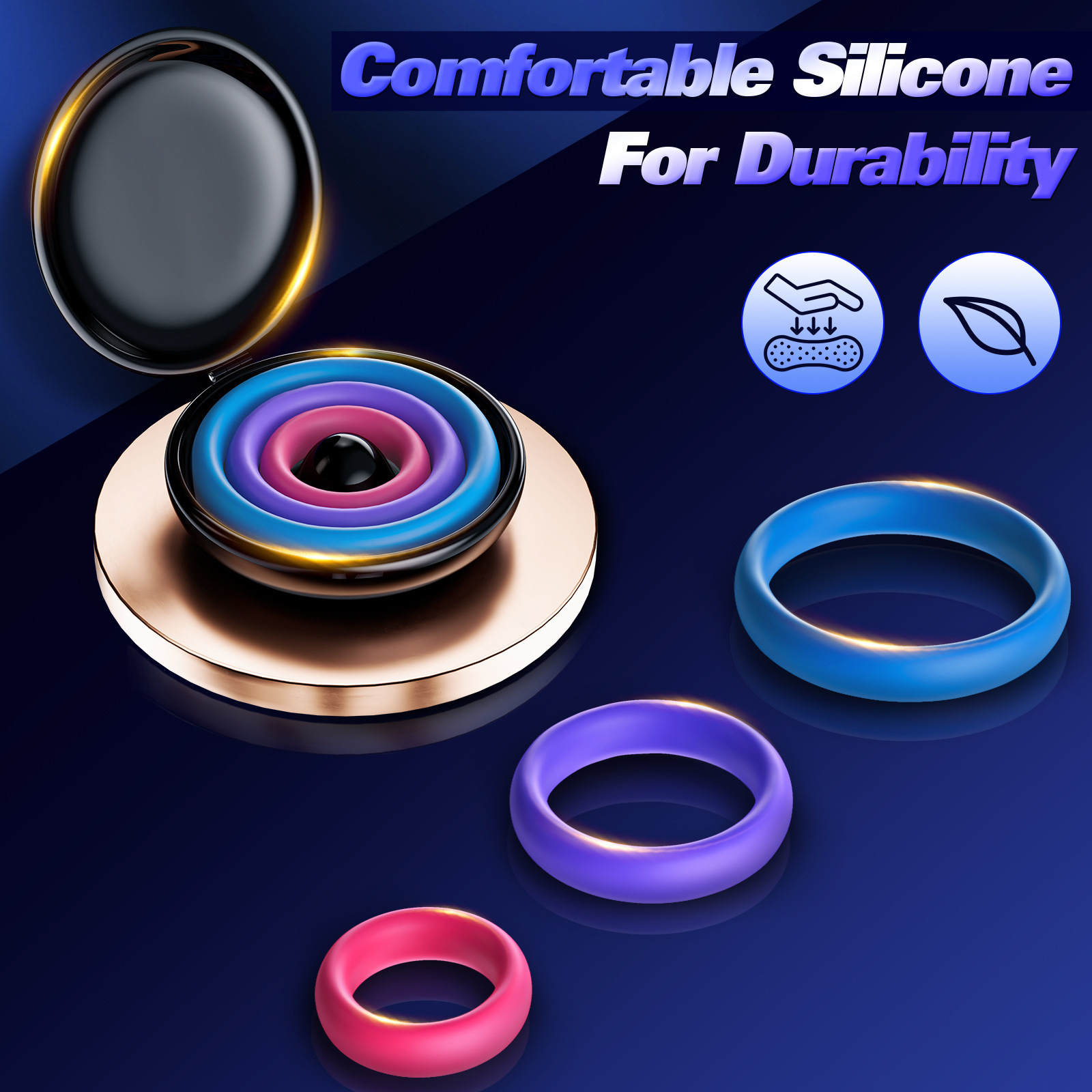 3 stücke Silikon Cock Ring Mit – Medicine Cabinet Lock Bewertung und Preis