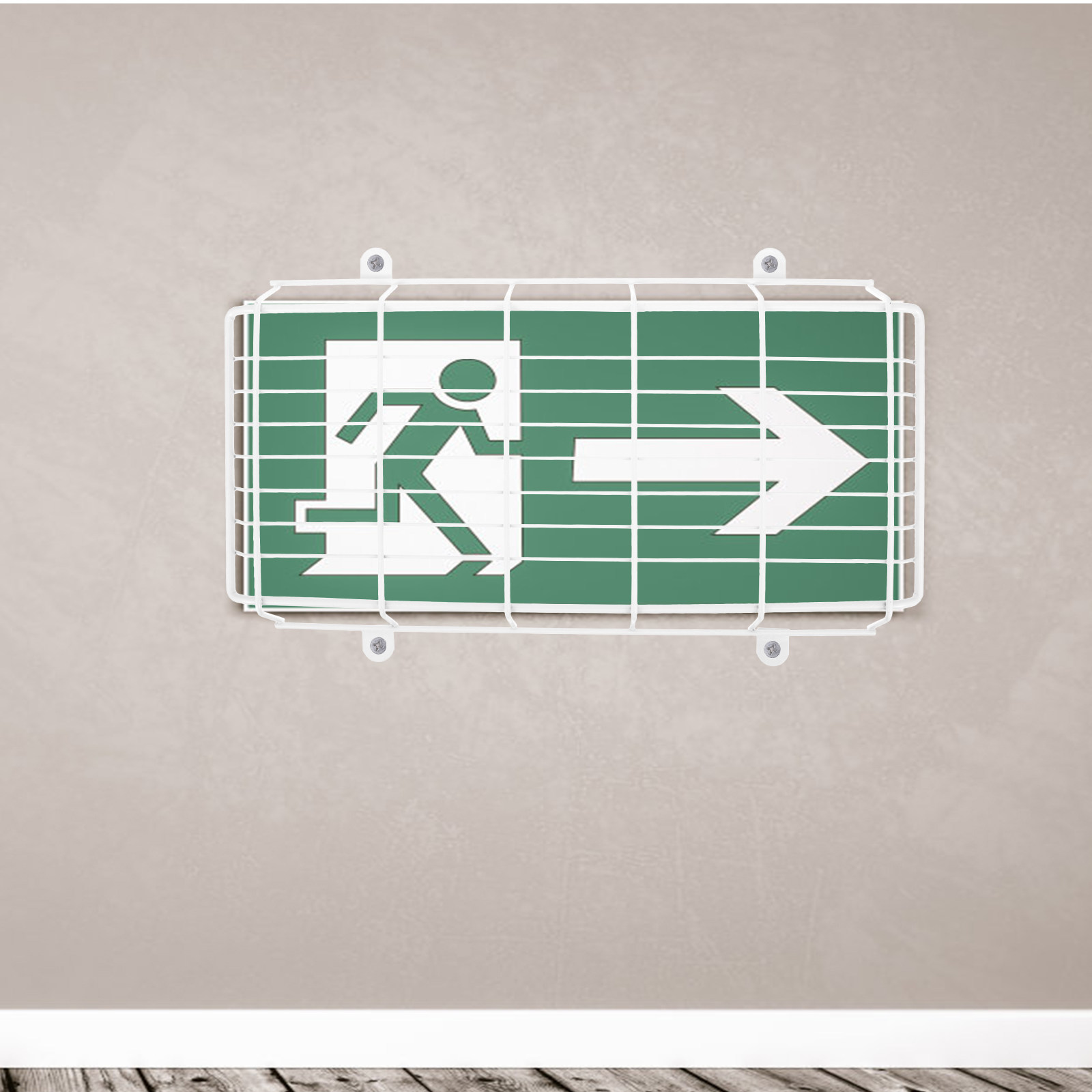 Edelstahl-Schutzabdeckung für  – Emergency Exit Sign Bewertung und Preis